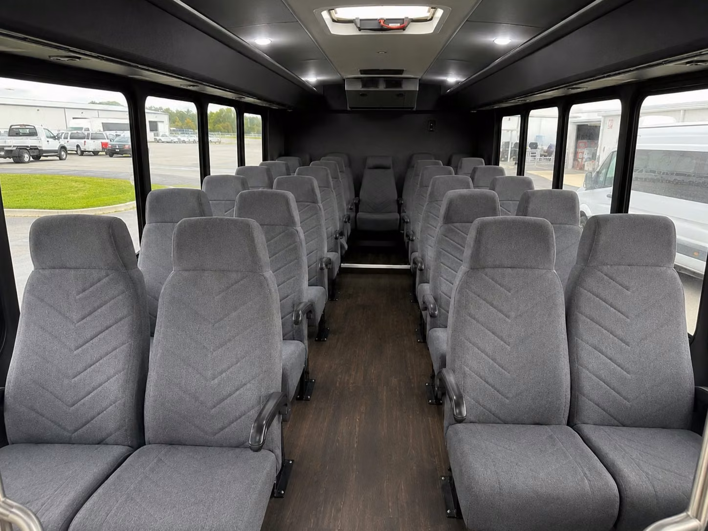 15 passenger minibus inside