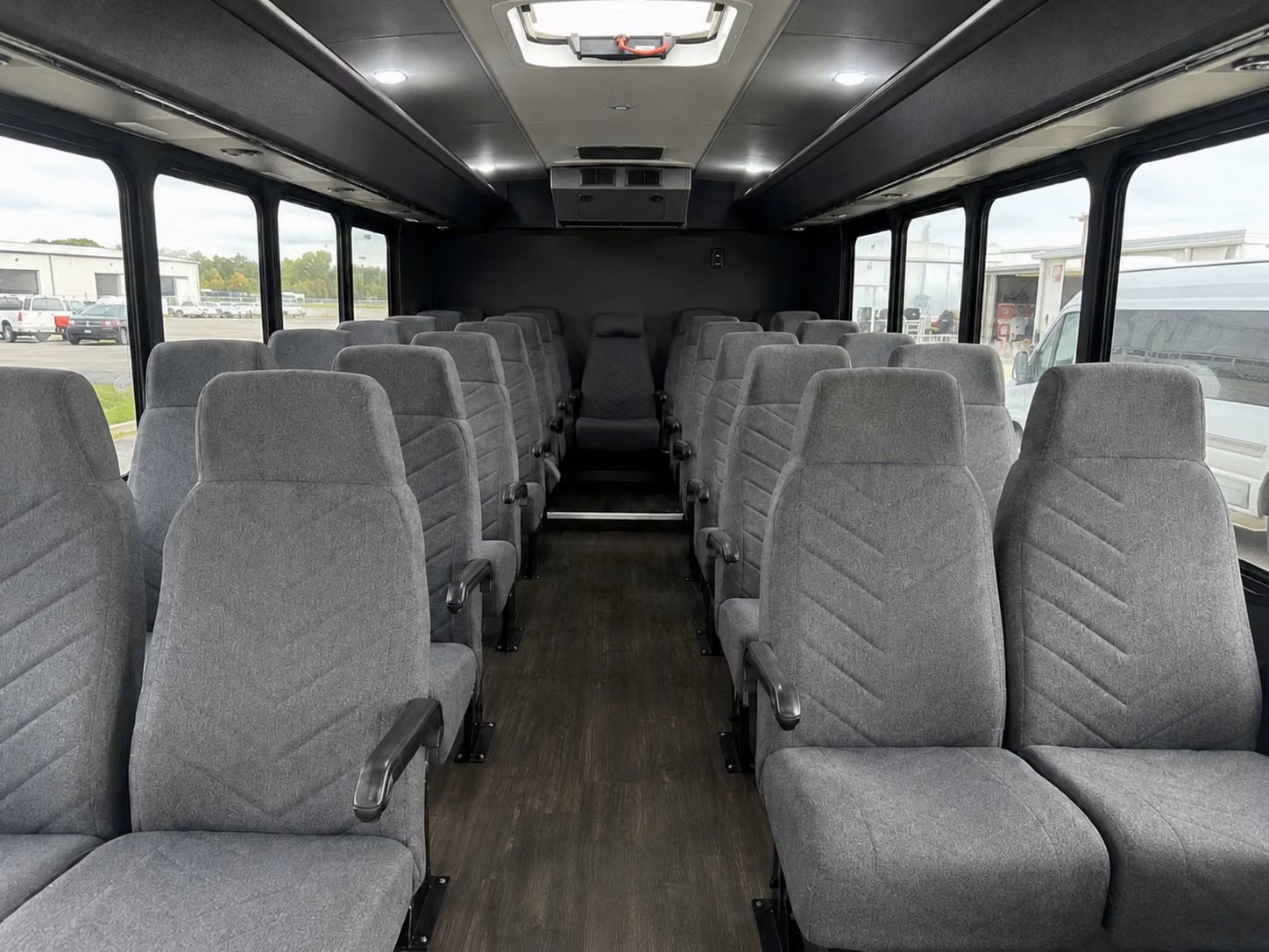 20 passenger minibus interior