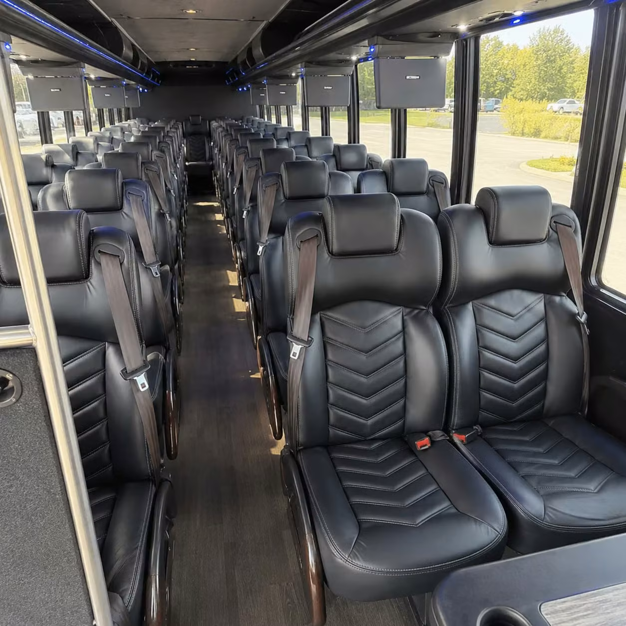 30 passenger minibus interior