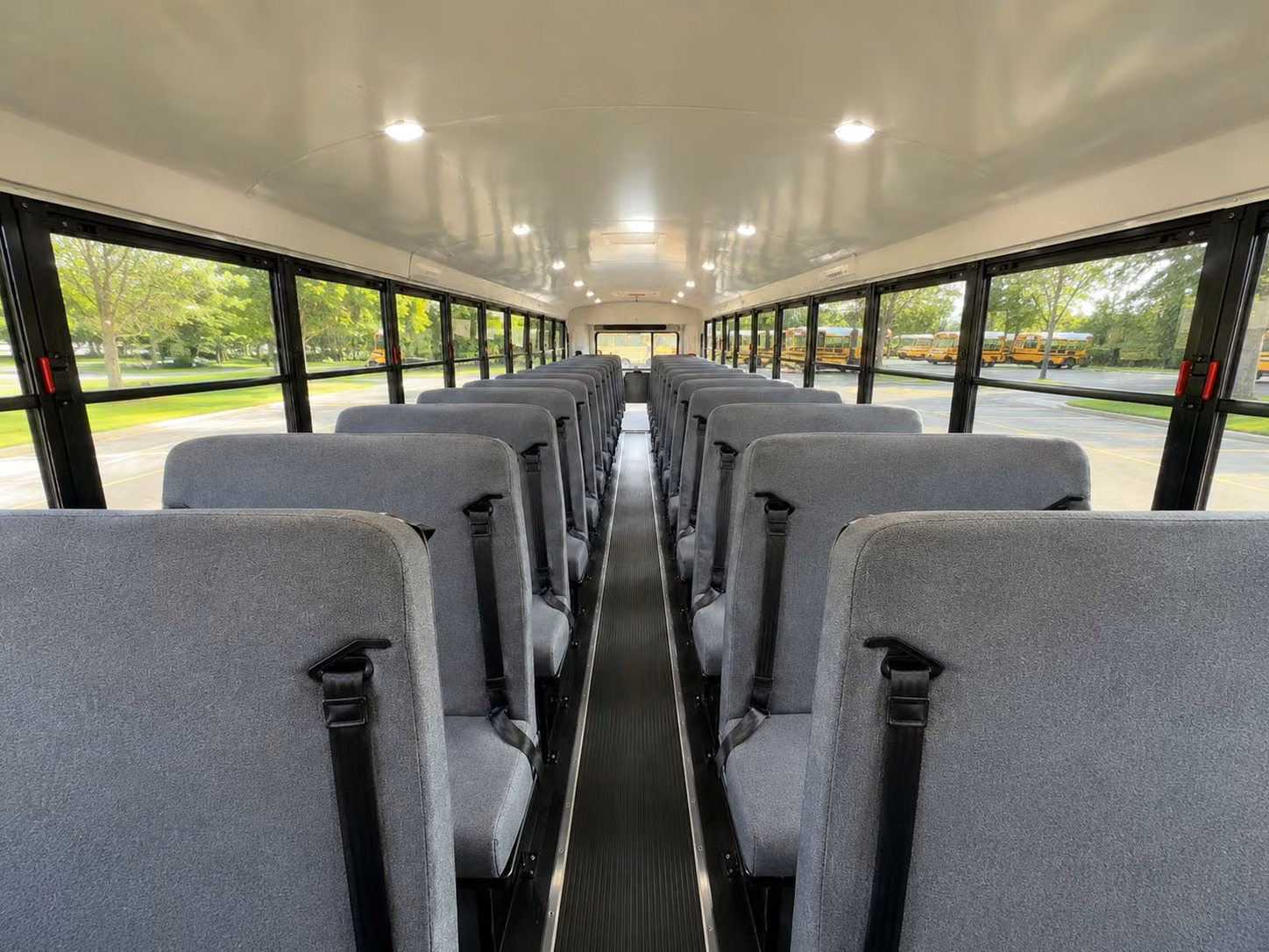 school bus interior